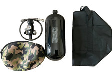 Sistema serbatoio aria paintball fibra di carbonio 98ci 4500Psi con valvola a doppio calibro 5/8-18