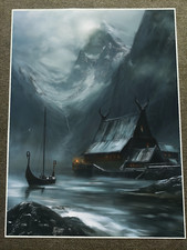 Poster Nave lunga vichinga e