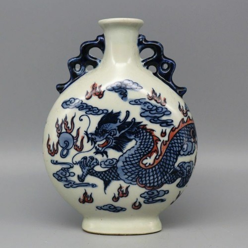 Vaso doppio orecchio drago
