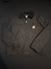 Carhartt Detroit Jacket reworked nera taglia L, condizioni ottime 