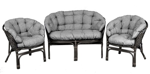 Cuscino imbottito per - , rattan