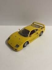 Bburago Burago 1:24 FERRARI F40 1987 GIALLA in Metallo - Made In Italy