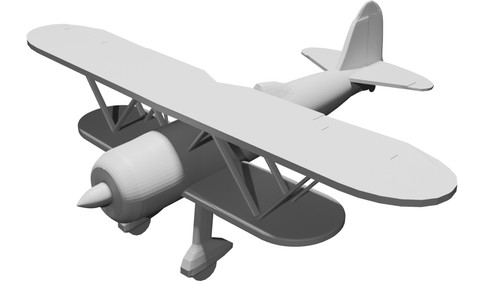 Modello aereo fiat - cr.42, falco