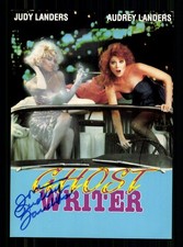 Audrey Landers Ghost Writer cartolina autografata originale firmata + G 48687