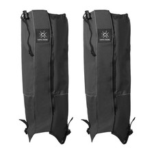 Gamba Ghette,Nylon Impermeabile Scarpa Coperture Neve Stivale Ghetta,Nero,M