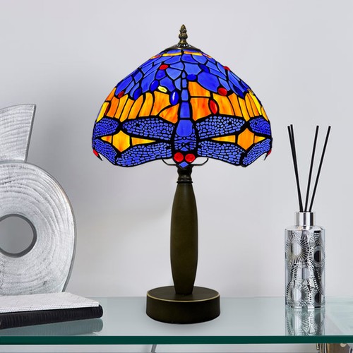 Tiffany dragonfly table lamp - dragonfly,