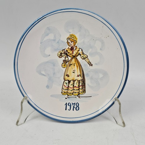 Piatto ceramica albisola - piatto,