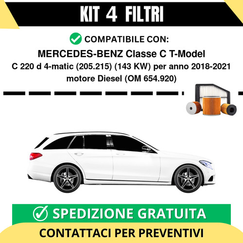 Kit tagliando filtri per - 4,