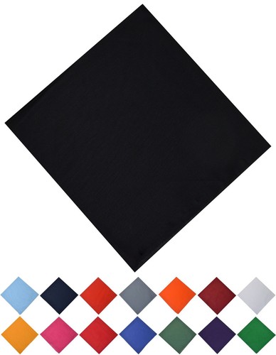 Bandana tinta unita foulard