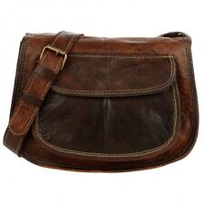 Borsa A Tracolla In Pelle Vintage Da Donna