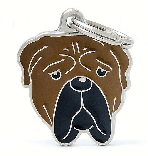 Targhetta cane bullmastiff - id,