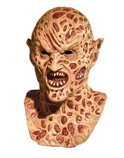 Accessorio Costume Nightmare On Elm Street, Uomo Freddy Krueger Demon Maschera Completa