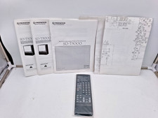 PIONEER SD-T5000 PROJECTION MONITOR RECEIVER MANUAL+REMOTE CONTROL+ELECTRIC DIAG