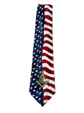 Cravatta patriottica ricamata