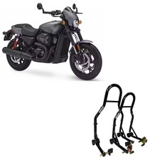 Coppia 2 cavalletti alza ruota