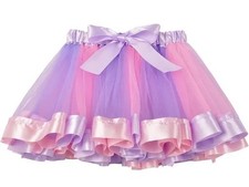 Gonna tutù rosa multicolore