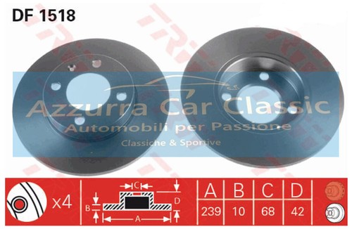 Lucas df1518 coppia dischi - lucas,