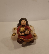 RARO SOPRAMMOBILE THUN - STELLA PORTA CANDELA CON ANGELO ROSSO, VINTAGE