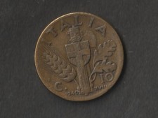 1940 Regno d'Italia Centesimi 10 moneta SPL circolata Vittorio Emanuele III