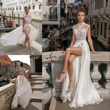 Abito da sposa spacco spiaggia