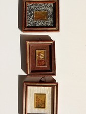 Quadretti foglia oro - oro, kt