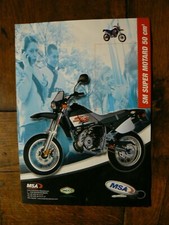 Brochure prospectus  moto : MSA SM super motard 50cc 