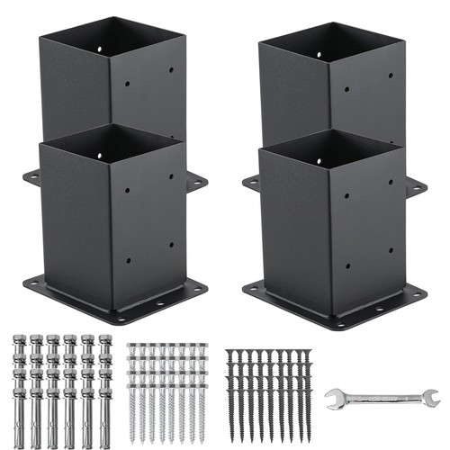Ancoraggi base palo 4x4 - base,