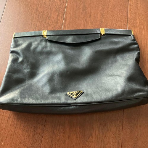 Pochette prada pelle nera - prada,