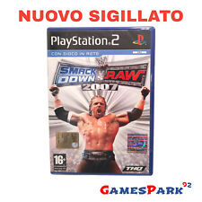 SMACKDOWN VS RAW 2007 PS2 PLAYSTATION 2 GIOCO NUOVO SIGILLATO PER Italiano PAL