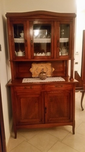 Credenza vetrina antica - credenza,