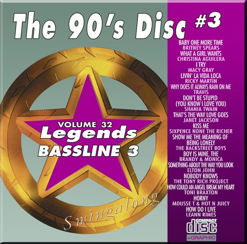 Legends karaoke bassline - legends, cd+g