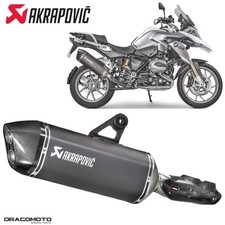 Scarico BMW R 1200 GS ABS Adventure 90 Jahre 2013 AKRAPOVIC Titanio Nero S-B1...
