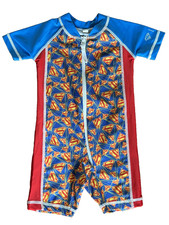 ?‍♂COEGA BODI SUPERMAN 18 MESI - Carnevale Costume Bimbo - Elasticizzato- nuovo
