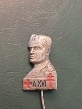 Distintivo Viribus Unitis Giornata Delle Due Croci 2 Anti Tubercolosi Duce A XVI