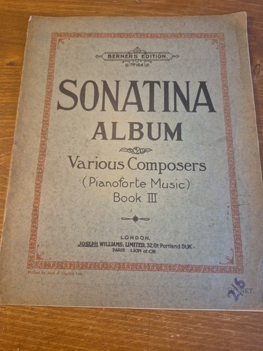 Album sonatina libro - album, iii