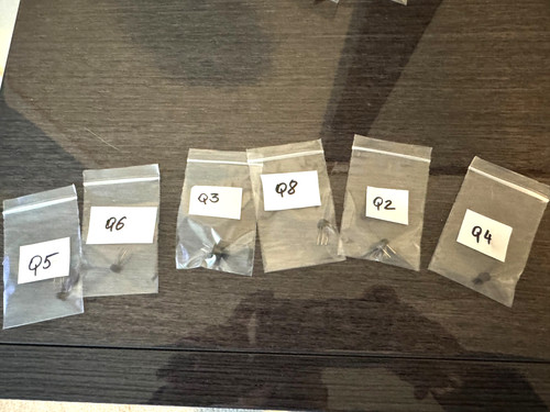 Set transistor rimovibili - set, 6