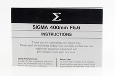 Bedienungsanleitung Sigma F5.6