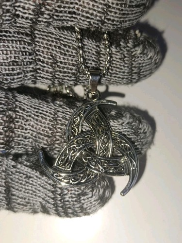 Collana triplo corno odino - di,
