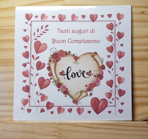 Compleanno biglietto - compleanno,