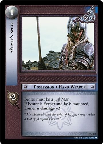 Eomer spear foil the two - -,