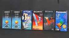 6 videocassette VHS - SONY