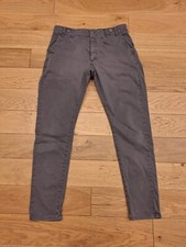 Pantaloni Lunghi Ex-J, taglia 31, marroni, con bretelle