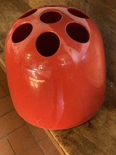 Portaombrelli DEDALO ARTEMIDE di Emma Gismondi Scweinberger Rosso 1966 Vintage 