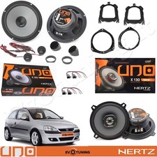 Kit 6 Casse Altoparlanti HERTZ Anteriori e Posteriori per Opel Corsa C 2000>2008