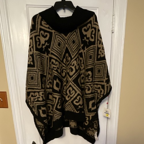 Poncho donna rafaella - poncho, nero