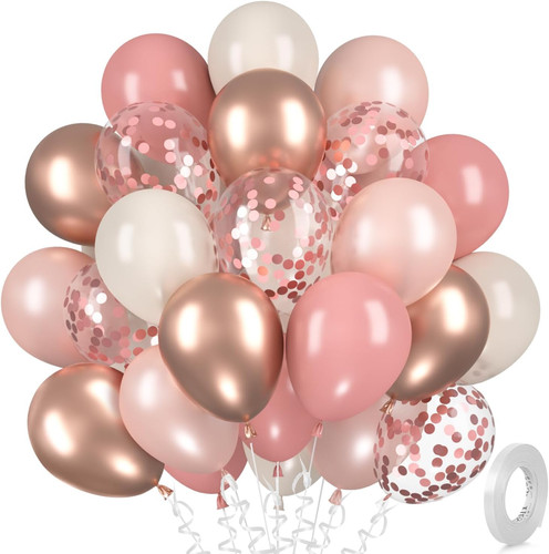 Palloncini retrò rosa 30 - palloncini, rosa,