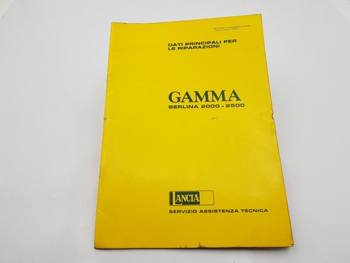 Manuale officina lancia gamma - officina,