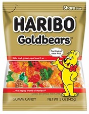 Haribo Gold Bears, 5 Oz Bag