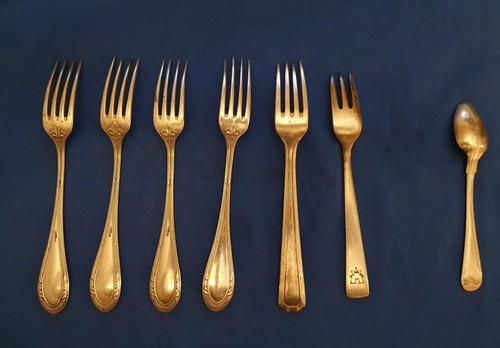 Forchette argento antiche - forchette,