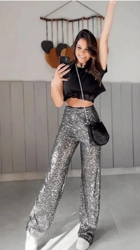 Pantalone leggings svasato - pantalone,